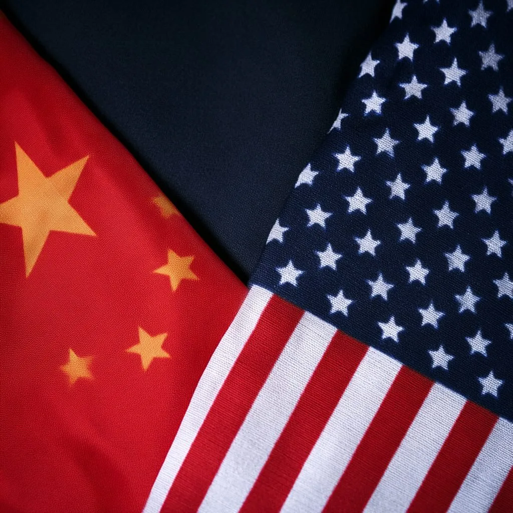 us china flags