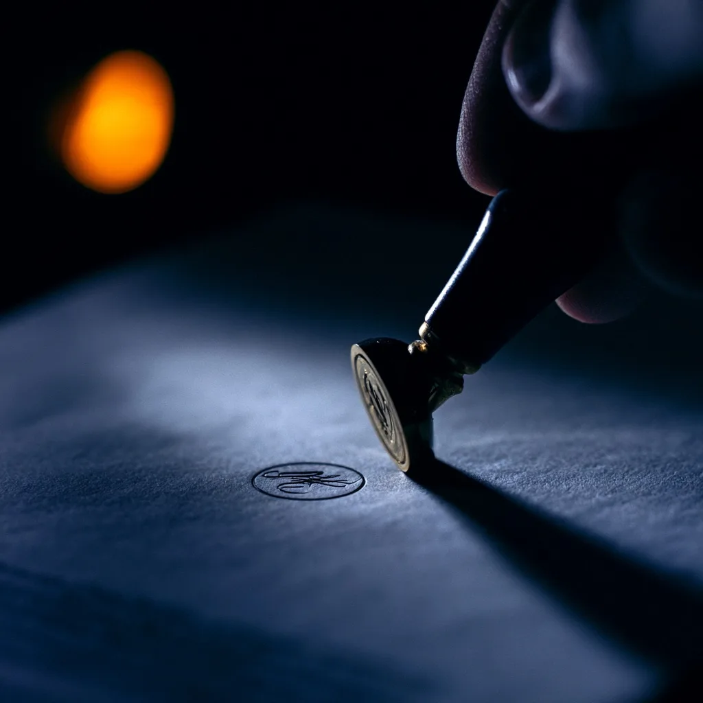 stamping a document