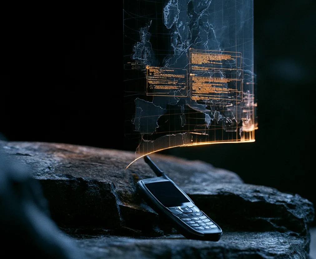 old phone going high tech